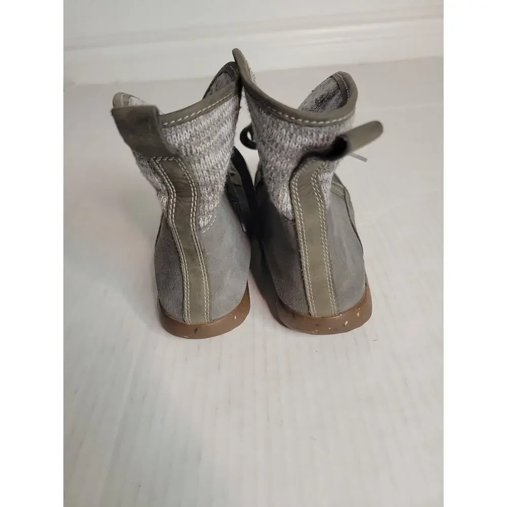 Chaco Women's Barbary Castlerock Gray Suede Chukka Hiking Boots Size 8
